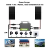 1000W Balcony Solar Microinverter Plug and Play Smart Grid Tie Inverter NBQ1000 with 5 Meter Cable