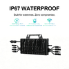 High Quality 1600W Quad Input Micro Inverter 4 Panel Residential Solar Grid Tie Weatherproof WiFi Standard PV Connector
