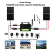 EU Stock 1200W Anti Reflux Micro Inverter Dual MPPT Grid Tie Limiter Export Control WiFi IP67 Standard PV Connector 3 Days Dispatch