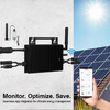 EU Stock 1200W Anti Reflux Micro Inverter Dual MPPT Grid Tie Limiter Export Control WiFi IP67 Standard PV Connector 3 Days Dispatch