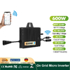 EU Warehouse 600W Microinverter High Yield DIY Solar 18A Max Input Plug and Play IP67 Rated Duty Free Shipping