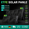 100W 200W Foldable Solar Panel High Efficiency ETFE Monocrystalline Power Station Standard PV Connector Duty Free