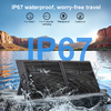 100W 200W Foldable Solar Panel High Efficiency ETFE Monocrystalline Power Station Standard PV Connector Duty Free